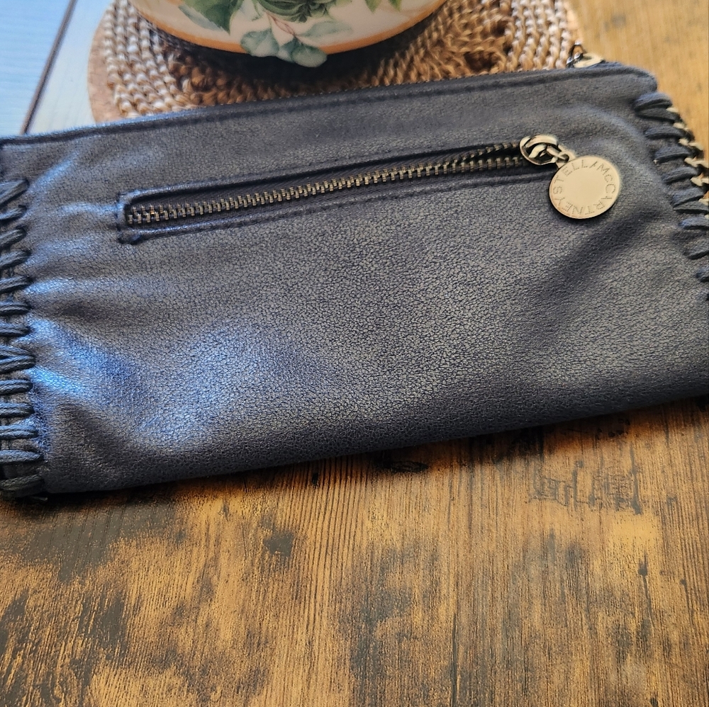 Stella McCartney Falabella Long Wallet Blue - Picture 2 of 10